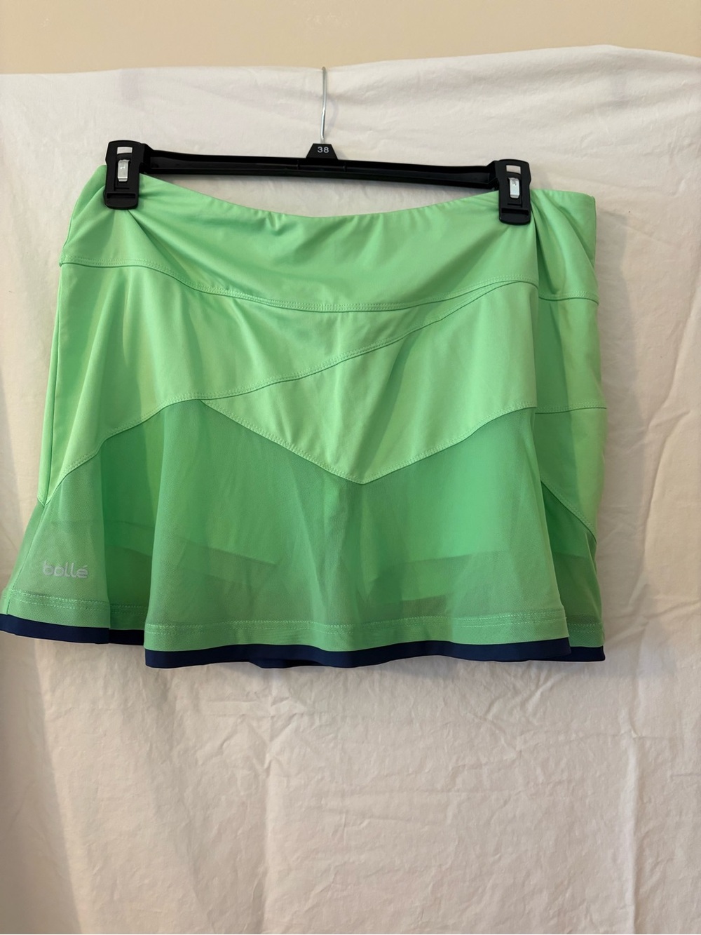 Bolle Green Active Skort with Navy Trim